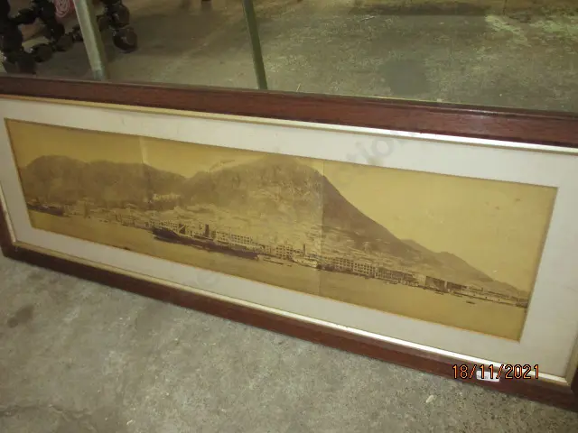 Vintage Hong KongPpanoramic Photo Image 1++