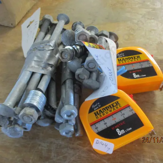 Tapes and Bolts