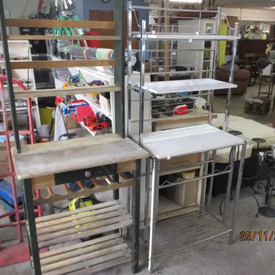 2 Bakers Racks