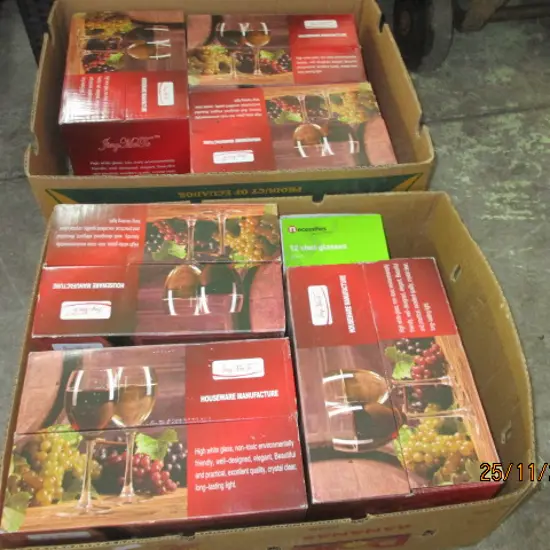 2 Boxes Glasses