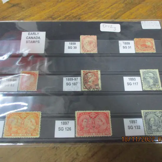 Stamps Early Canada