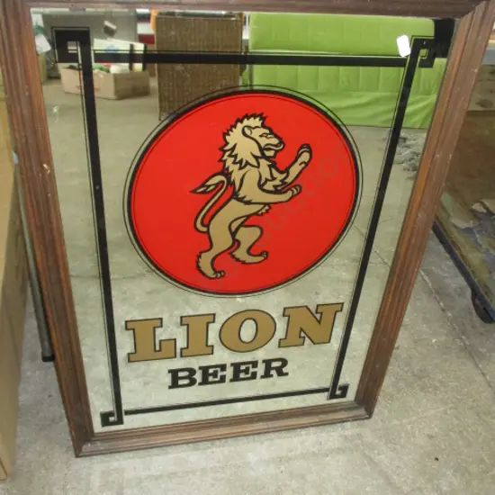 Lion Beer Mirror