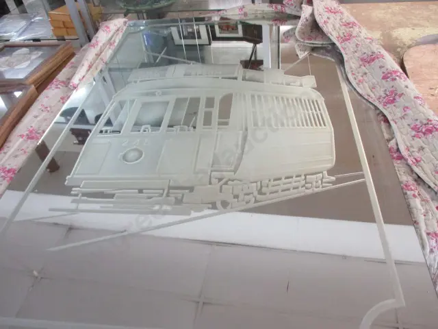 Tramcar Etched Mirror Image 1++