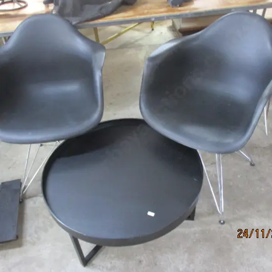 Table and 2 Chairs