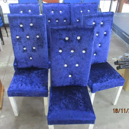 6 Crystal Chairs