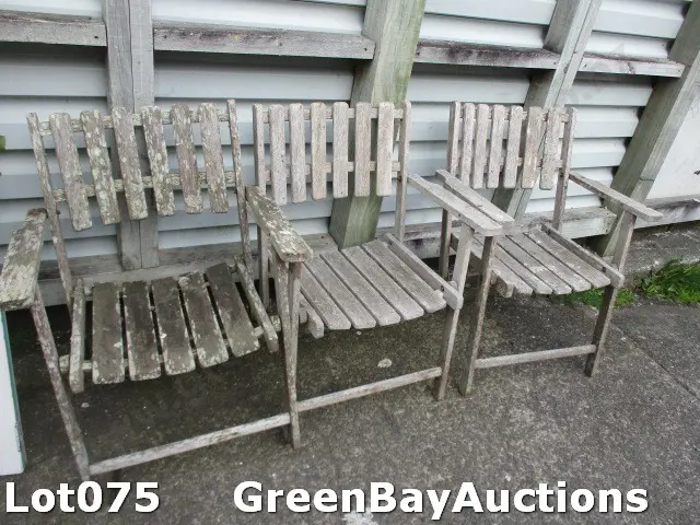 3 Garden Chairs Image 1++