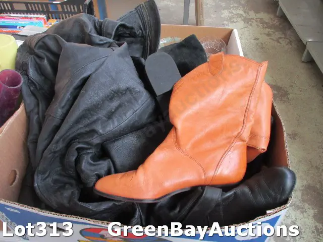 Leather Boots and Jacket Image 1++
