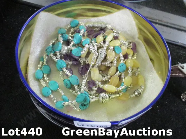 Gemstone Necklaces Image 1++