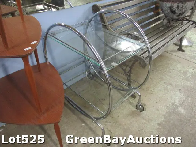 Chrome Tea Trolley Image 1++