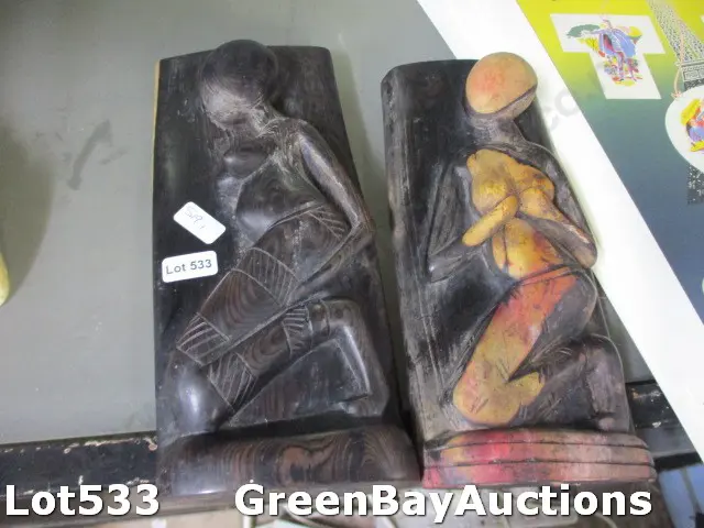 Carved Bookends Image 1++