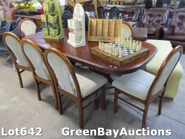 Dining Table and 8 Chairs Image 1++