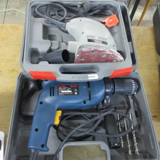 Drill and Sander
