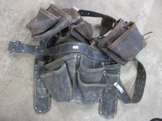 2 Leather Tool Belts Image 1++