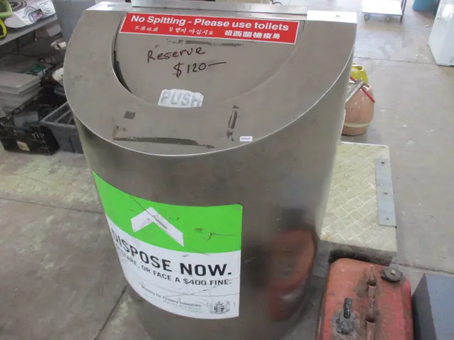 Stainless Steel Rubbish Bin Image 1++
