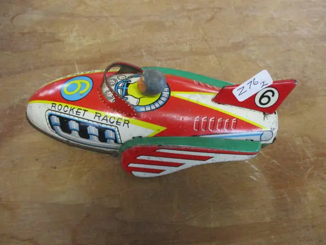 Tin Toy Rocket Racer Image 1++