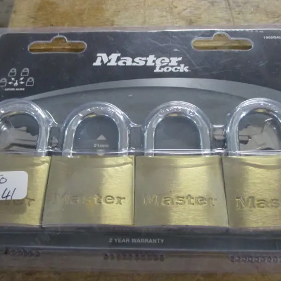 4 Padlocks