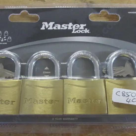 4 Padlocks