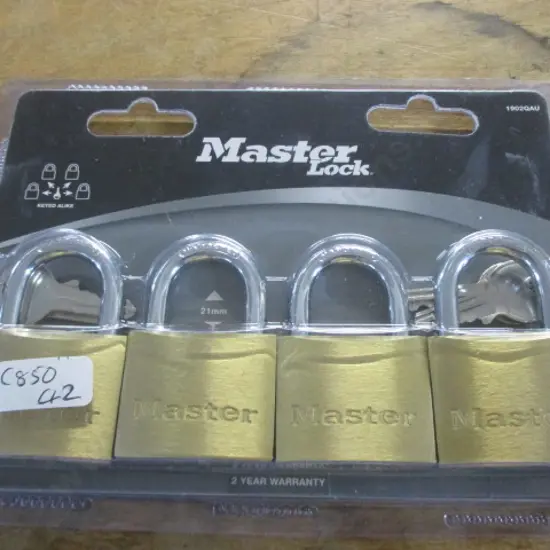 4 Padlocks