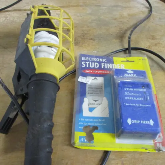 Light and Stud Finder