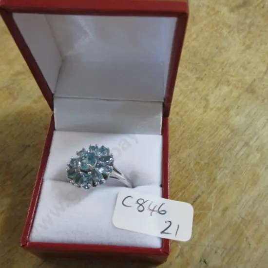 Silver Gemstone Ring
