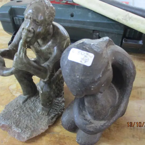 2 Stone Carvings