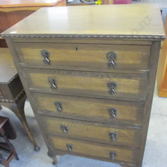 Oak Tallboy